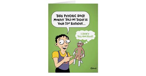 51st Birthday Funny Greeting Card | Zazzle