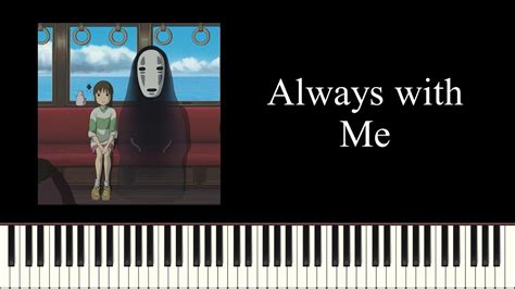 Spirited Away Always With Me Piano Solo Youtube