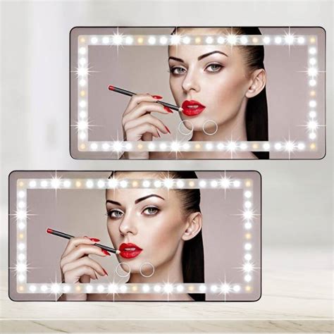 Glamdrive™ Ultra Bright Car Visor Vanity Mirror Best Led Magnifying Makeup Mirror Bodwellbeing