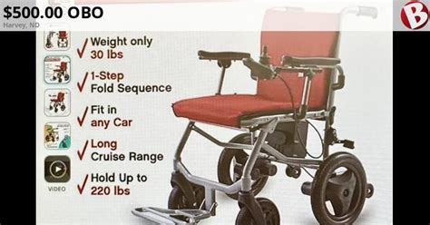 FOR SALE Brand New Rubicon DX 04 Lightest Foldable Electric Wheelchair