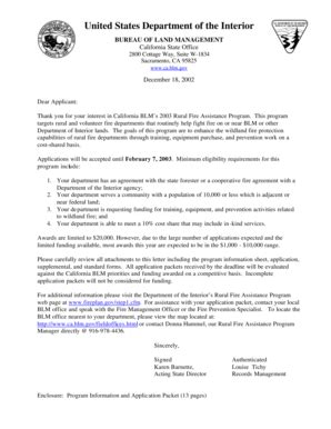 Fillable Online Blm 03 RFA Application Packet PDF Blm Fax Email Print