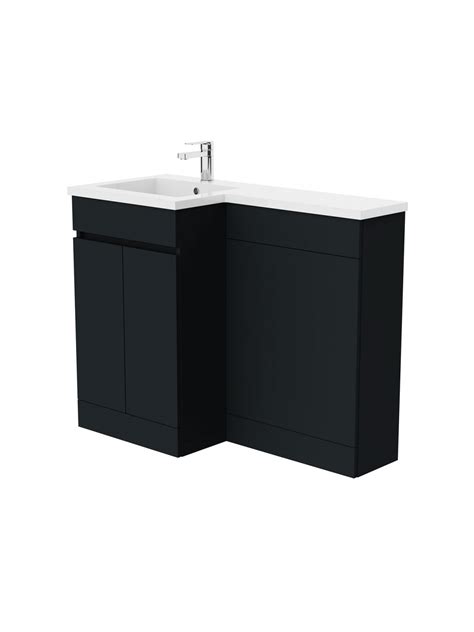 Luna 1100mm L Shape Furniture Pack Giavani Bathrooms