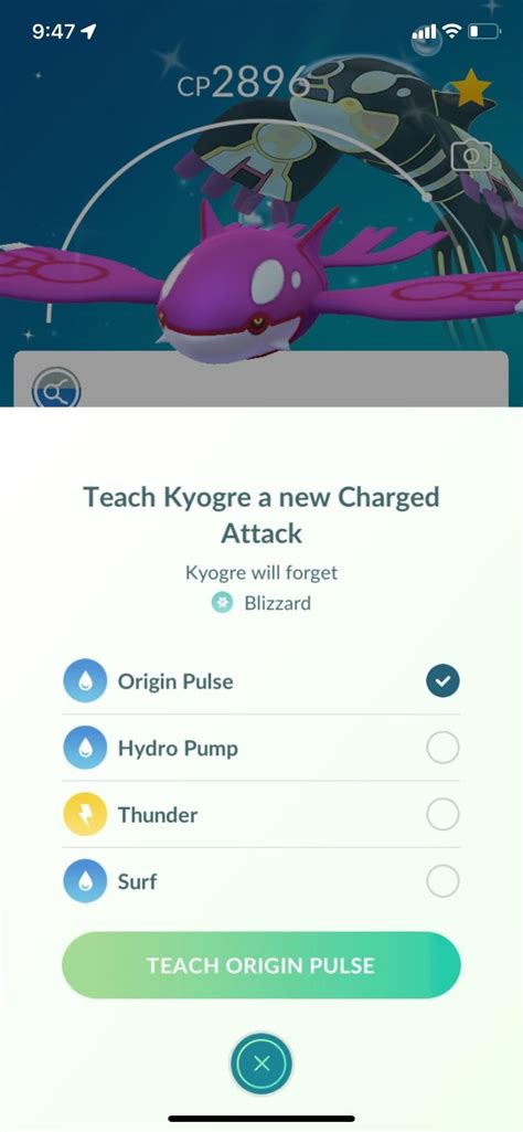 Etm Worth It For This Shiny Primal Kyogre R Pokemongo