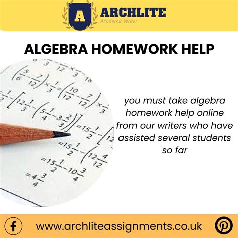 Best Algebra Homework Help in UK @ 25% OFF | Archlite by Archlite ...