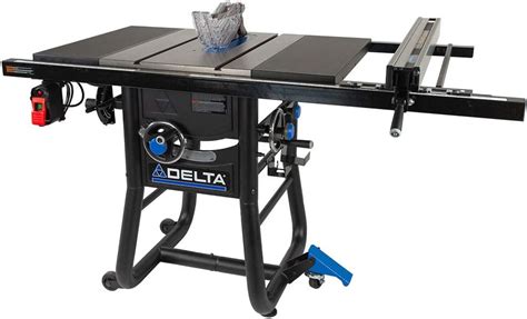 Delta 36 725t2 Contractor Table Saw With 30 Rip Capacity And Steel Extension Wing