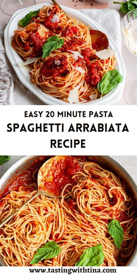 10 Ingredient Spaghetti Arrabiata Yummy Pasta Recipes Easy Pasta Dishes Spicy Dishes