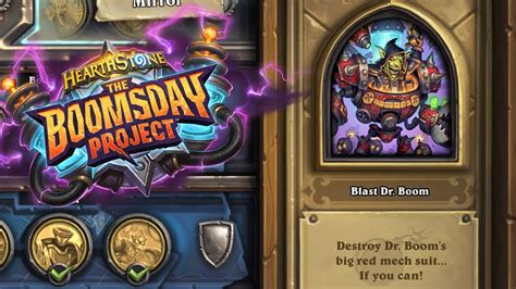 Dr Boom Blast Boomsday Puzzle Lab Hearthstone Youtube