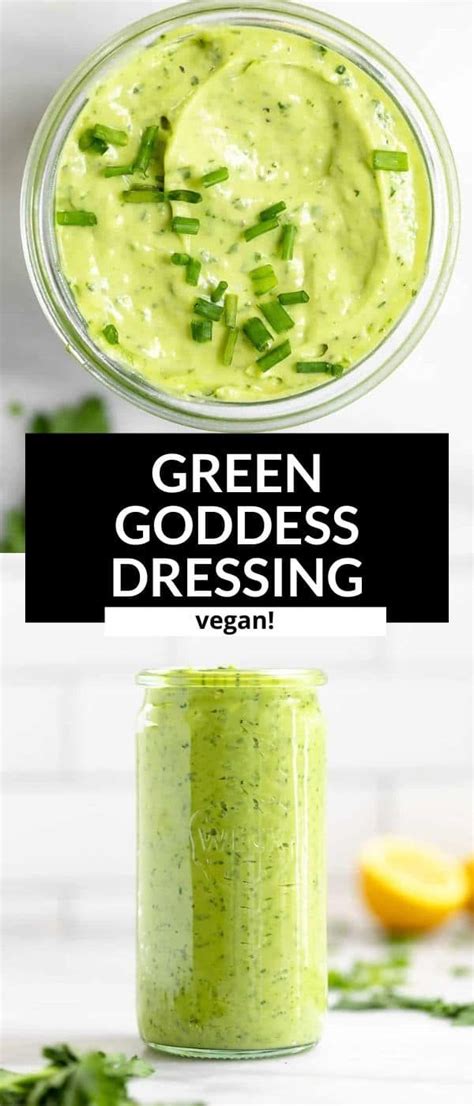 Vegan Green Goddess Dressing Recipe Artofit