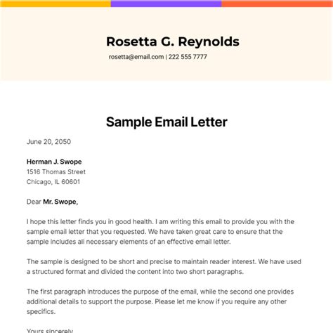 email letter How to write a formal email [templates]