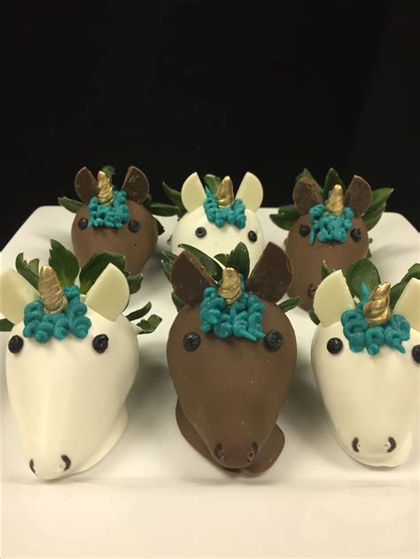 Unicorn Chocolate Covered Strawberries