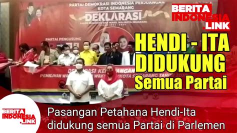 Pasangan Petahana Hendi Ita Siap Hadapi Kotak Kosong Di Pilwalkot