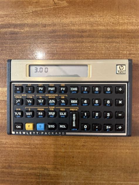 Hewlett Packard Hp 12c Financial Calculator Tested Good Ebay