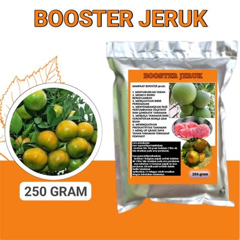 Jual Pupuk Booster Jeruk Pelebat Bunga Dan Buah Penyubur Tanaman 250