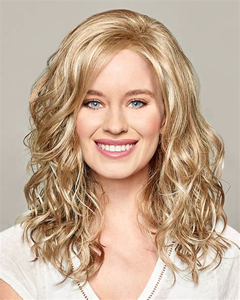 Shoulder Length Curly Synthetic Lace Front Wigs Long Wigs Lace Front