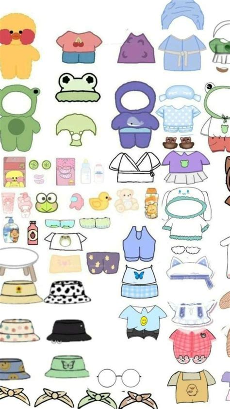 Cosas Para Patos Juegos De Patos Plantilla Para Muñeca De Papel