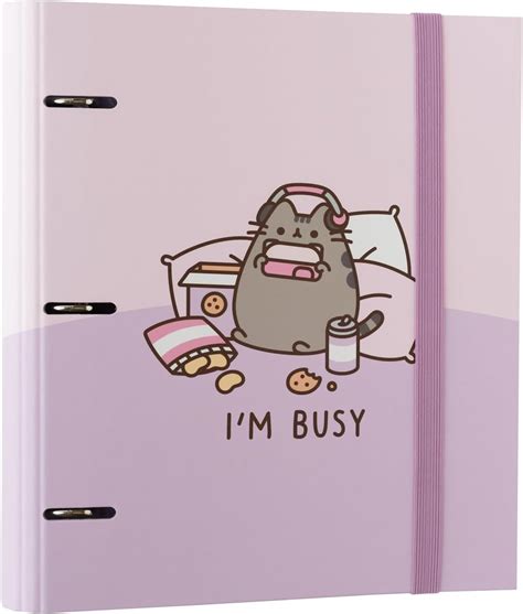 Official Pusheen Ring Binder File Folder X Inches