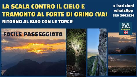 Scala Contro Il Cielo E Tramonto Al Forte Di Orino YouTube