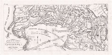 Carte de la Contrée comprise entre la mer Caspienne et la Mer Noire