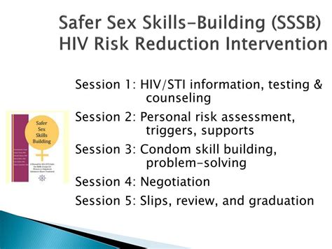 Ppt Safer Sex Skills Building An Evidence Based Intervention