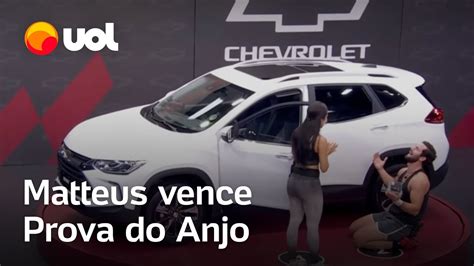 BBB 24 Matteus vence Prova do Anjo e é o imunizado da semana YouTube