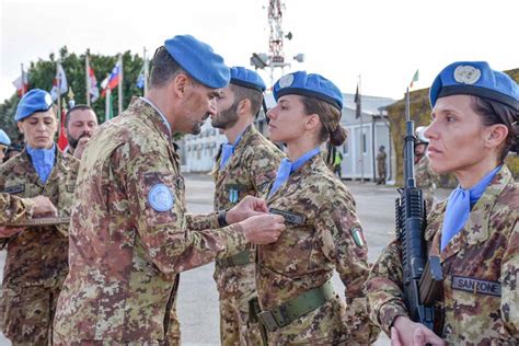 Libano I Militari Italiani Decorati Con La Medaglia Onu Bellunopress