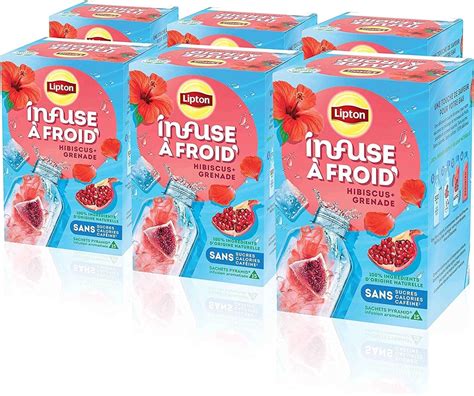 Lipton Infuse Froid Infusion Froid Go T Grenade Et Hibiscus