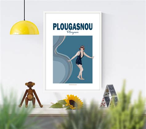 Affiche Plougasnou Bord De Mer Toutes Les Affiches Affiches