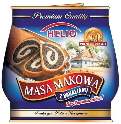 Helio Masa Makowa Premium Aromaty I Dodatki Do Ciast I Deser W