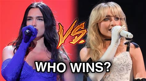 Dua Lipa Vs Sabrina Carpenter Vocal Battle D G Youtube