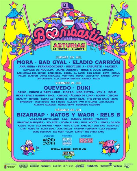 Primer Avance Del Cartel De Boombastic Asturias 2024 Y Entradas