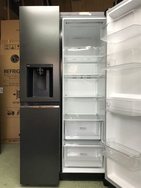 Lg Naturefresh American Style Smart Fridge Freezer Matte Black In Bradford West Yorkshire