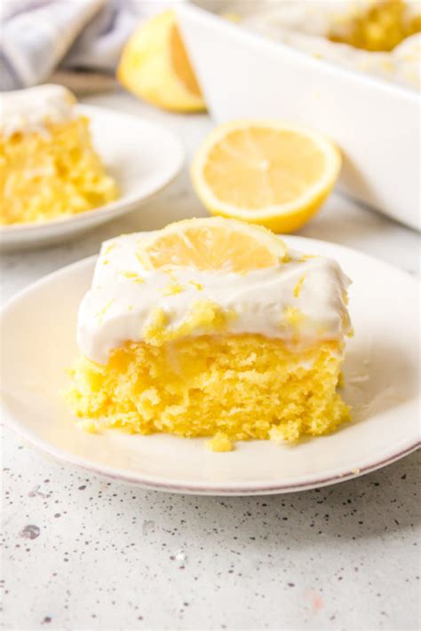 Lemon Poke Cake Reluctant Entertainer