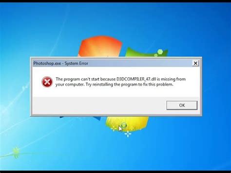 How To Fix The Program Can T Start Because D3dcompiler 47 Dll Is