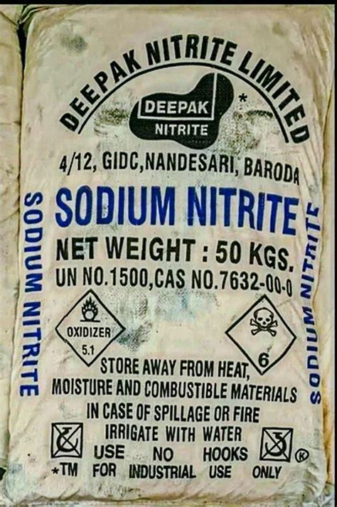 Sodium Nitrite Powder 98 50 Kg Bag At Rs 59 Kg In Mumbai ID