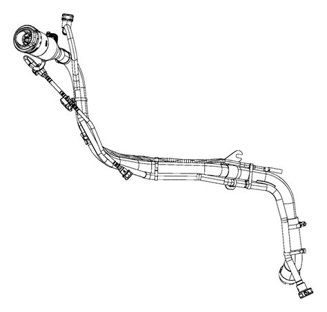 Chrysler Pacifica Tube Fuel Filler T L Zero Evap Vehicle