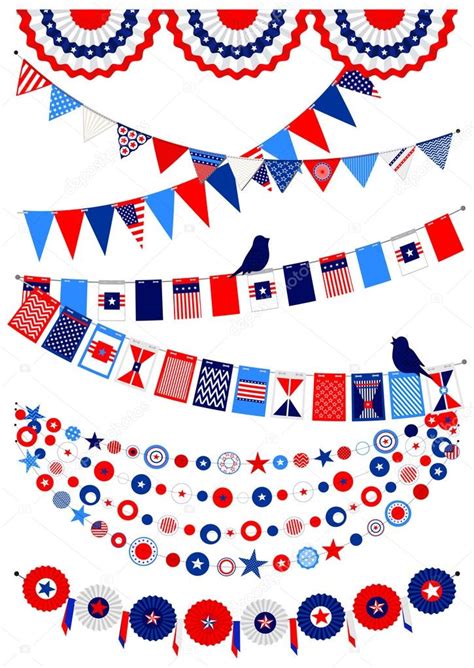 Set American decorations — Stock Vector © Mayamy #73620657