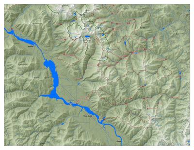 Cabinet Mountains - South Map by Wild Montana | Avenza Maps