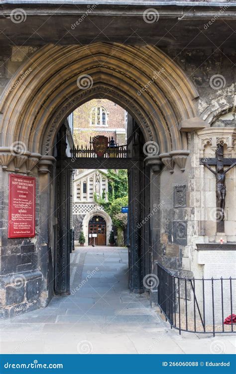 St Bartholomew The Great Church The City Of London England Editorial