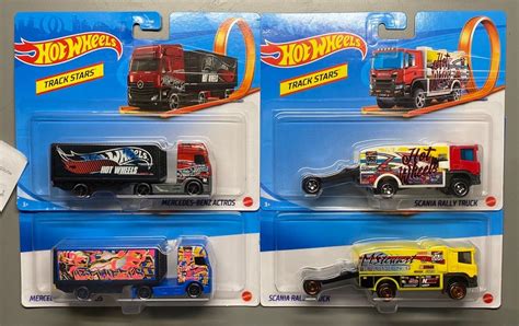 Hot Wheels Hotwheels Track Stars Scania Rally Truck Mercedes Benz