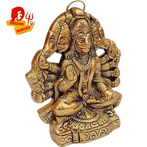 Panchmukhi Hanuman Idol Balaji Statue Metal Panchmukhi Hanuman Murti