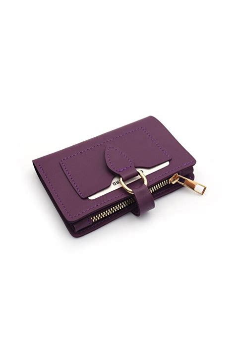 womancraft womens wallet purple ladies wallet accessory trendyol