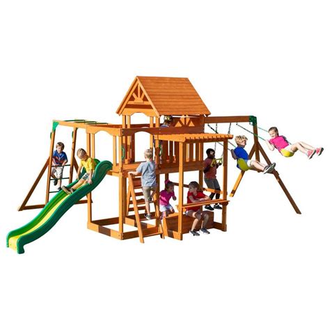 Wood Playsets & Swing Sets at Lowes.com