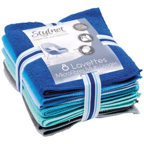 Stylnet Lavette Microfibre Multi Usages X Cm Lot De Leroy