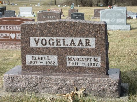 Elmer Leroy Vogelaar 1907 1982 Homenaje De Find A Grave