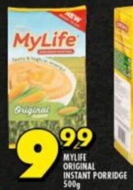 Mylife Original Instant Porridge G Offer At Shoprite