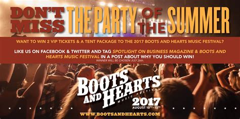 Want to win 2 VIP tickets and a tent package to the 2017 Boots and ...