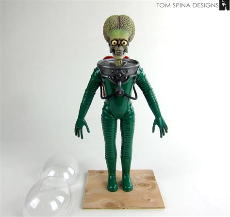 Mars Attacks Alien Maquette Restoration Tom Spina Designs Tom Spina Designs