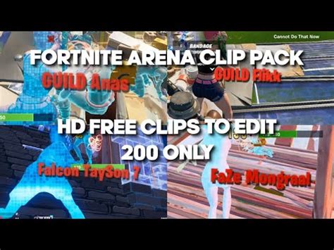 FREE CHAPTER 2 SEASON 7 FORTNITE ARENA CLIP PACK 200s ONLY 60 FPS