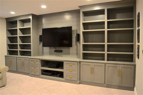 How To Make Cheap Entertainment Center Using Kitchen Cabinets - Belletheng