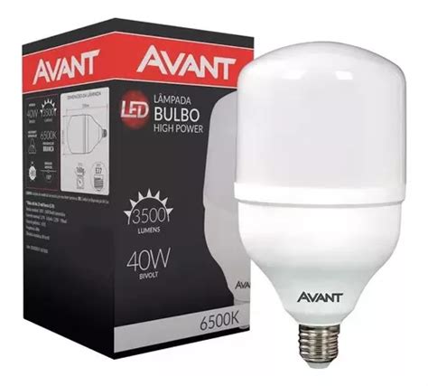 Lâmpada Ultra Led 40w Alta Potência Branca Fria Bivolt Bulbo Cor Da Luz